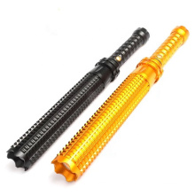 Tough night safety telescopic zooming XM-L T6 husky rechargeable self defense baton swat police led flashlight with tail hammer